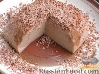 Фото приготовления рецепта: Шоколадный пудинг из манки - шаг №4