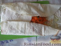 Фото приготовления рецепта: Лаваш с курицей и овощами - шаг №8