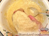 Фото приготовления рецепта: Куриное филе, запеченное в картофельном кляре - шаг №7