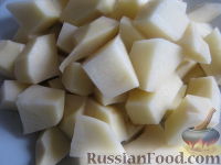 Фото приготовления рецепта: Рассольник из мяса курицы с перловой крупой - шаг №8