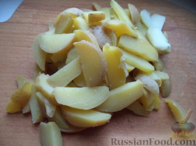 Фото приготовления рецепта: Морковный суп-пюре с яблоками и моцареллой - шаг №9