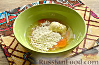 Фото приготовления рецепта: Роллы из яичных блинчиков с рисом и огурцом - шаг №5