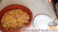 Фото приготовления рецепта: Кабачки с сыром и сметаной, запеченные в духовке - шаг №10
