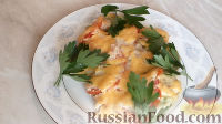 Фото приготовления рецепта: Кабачки с сыром и сметаной, запеченные в духовке - шаг №11