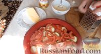 Фото приготовления рецепта: Кабачки с сыром и сметаной, запеченные в духовке - шаг №5