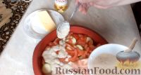 Фото приготовления рецепта: Кабачки с сыром и сметаной, запеченные в духовке - шаг №7