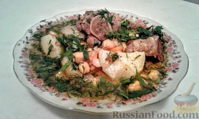 Фото приготовления рецепта: Салат «Весенний» с курицей и овощами - шаг №4