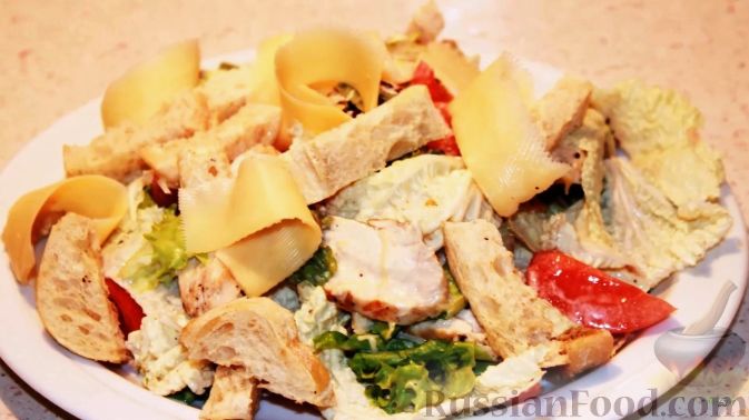 Овощной салат с сырным соусом — рецепт с фото пошагово
