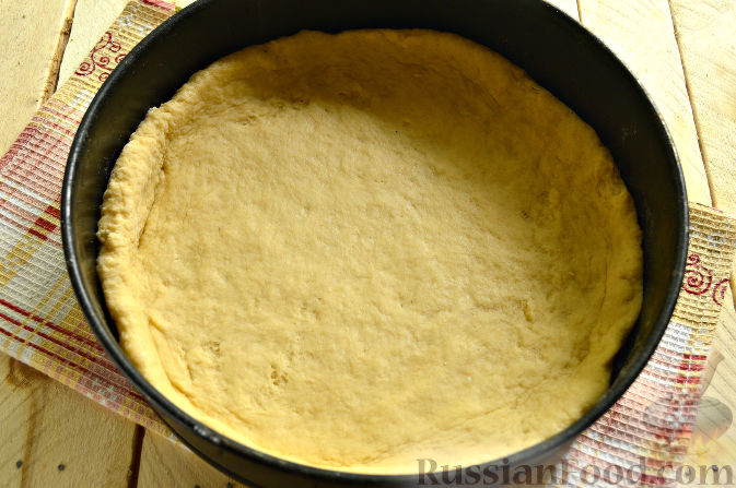 Фото приготовления рецепта: Пирог с персиками - шаг №9