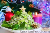 Фото приготовления рецепта: Фруктовый салат "Новогодняя ёлка" - шаг №11
