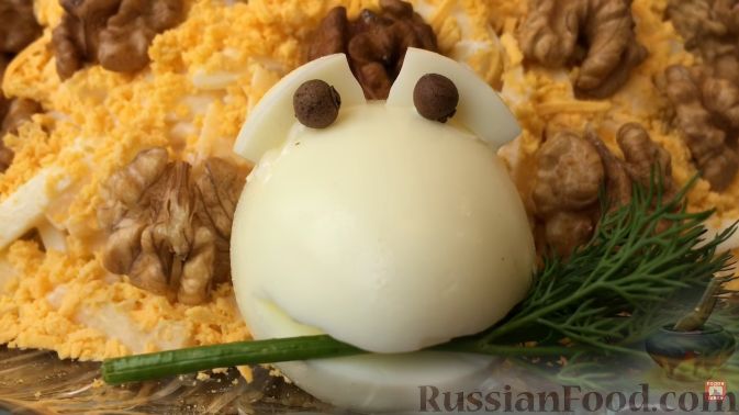 Салат Черепаха с курицей и грецкими орехами вкусный рецепт с фото пошагово и видео - garant-artem.ru