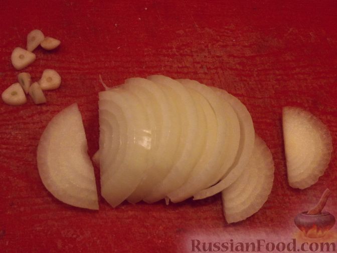 Фото приготовления рецепта: Суп-пюре из тыквы и грибов - шаг №1
