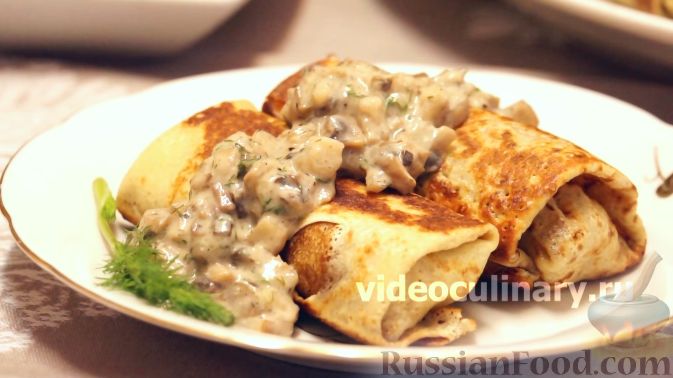 Блины с картошкой и грибами – рецепт с фото приготовления блюда на garant-artem.ru