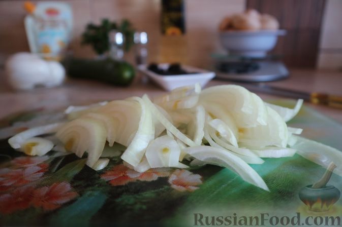 Фото приготовления рецепта: Пышные лепешки на кефире, с карамелизированными яблоками - шаг №5