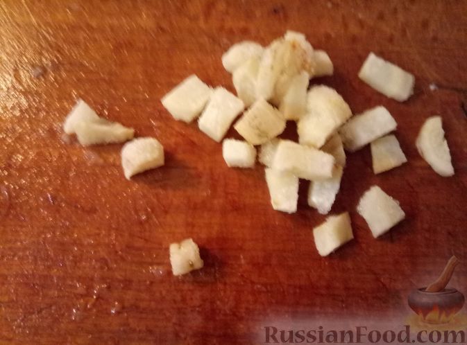 Фото приготовления рецепта: Рулетики с яблоками, из песочного теста на сметане - шаг №19