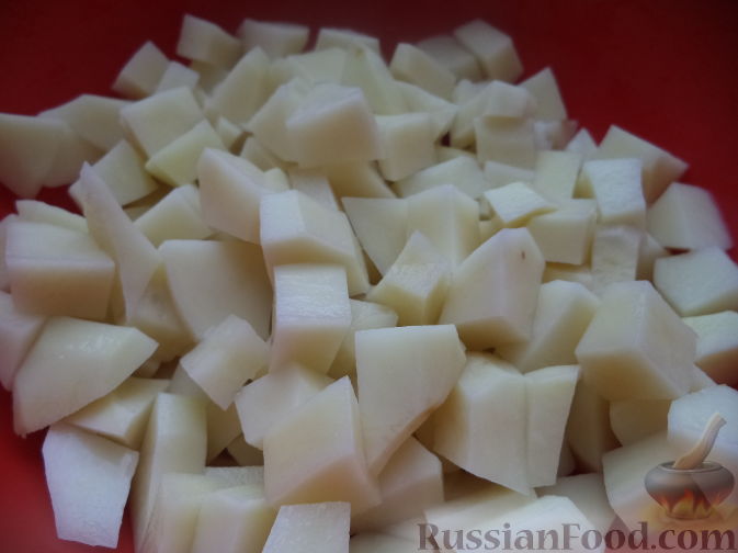 Фото приготовления рецепта: Картофельно-мясной пирог на кефире - шаг №20