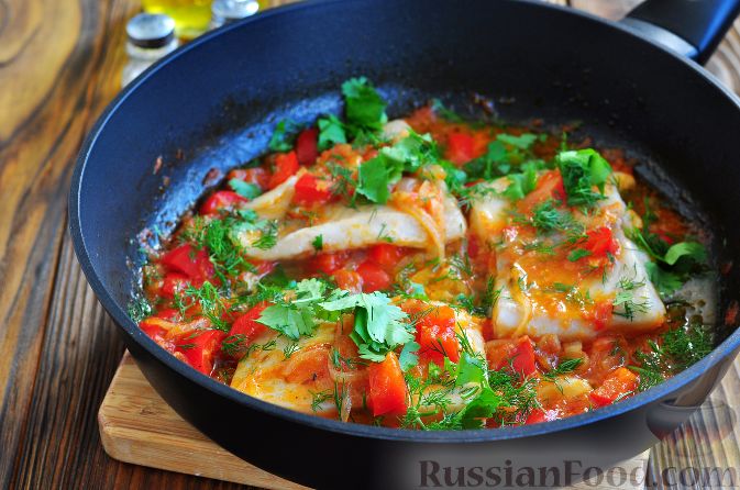 Фото приготовления рецепта: Храйме (рыба, тушенная в остром соусе) - шаг №8