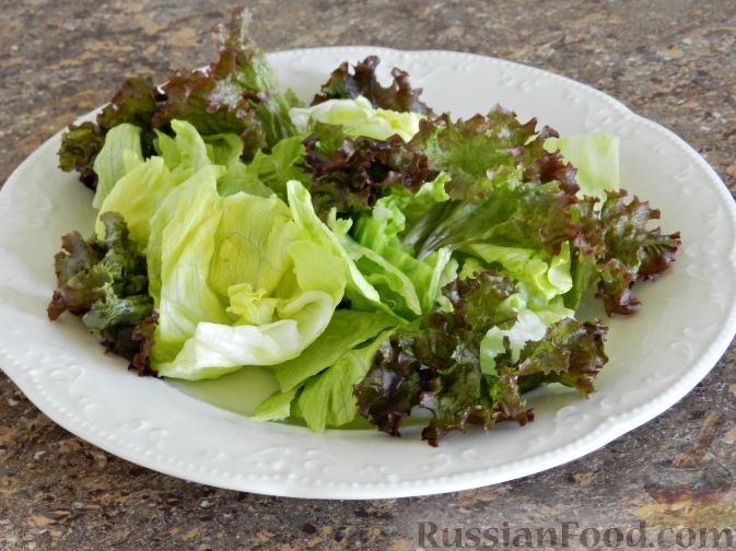 Фото приготовления рецепта: Тёплый салат с грушей - шаг №14