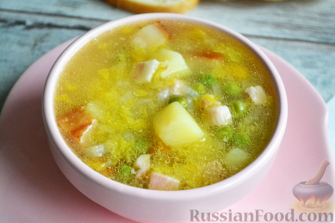 Фото к рецепту: Суп с пекинской капустой