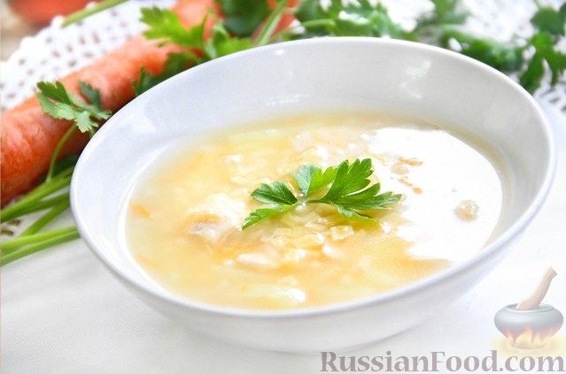 Фото к рецепту: Сырный суп
