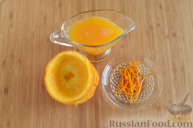 Фото приготовления рецепта: Куриное филе в апельсиновом соусе - шаг №2