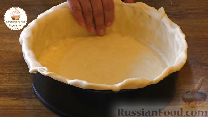 Фото приготовления рецепта: Пышные лепешки на кефире, с карамелизированными яблоками - шаг №12
