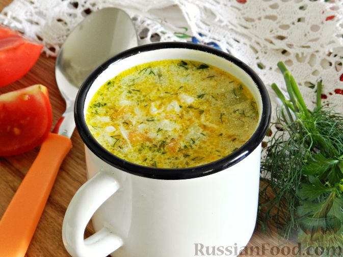 Фото к рецепту: Суп из кабачков с молоком и сметаной