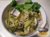 Фото к рецепту: Салат с сельдью и маринованными огурцами