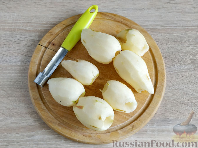 Фото приготовления рецепта: Варенье из груш с кардамоном и шафраном - шаг №2