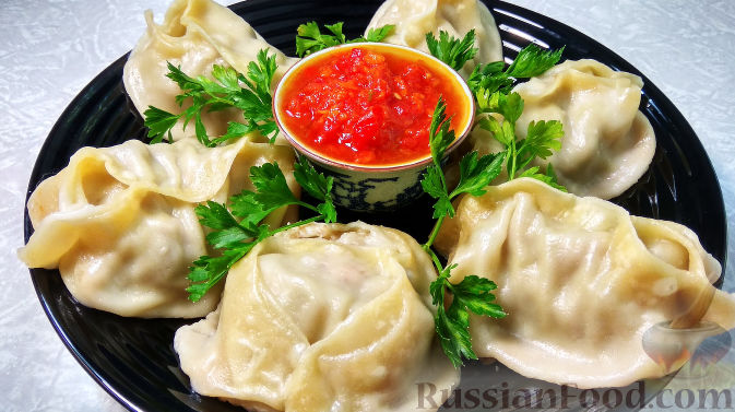 Манты с тыквой и мясом - лучшие рецепты вкусного узбекского блюда