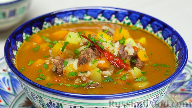 Фото к рецепту: Узбекский суп Мастава