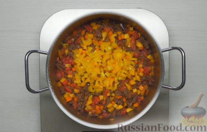 Фото приготовления рецепта: Узбекский суп Мастава - шаг №4