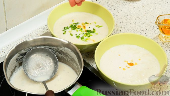 Фото приготовления рецепта: "Нецветной" суп из топинамбура - шаг №12