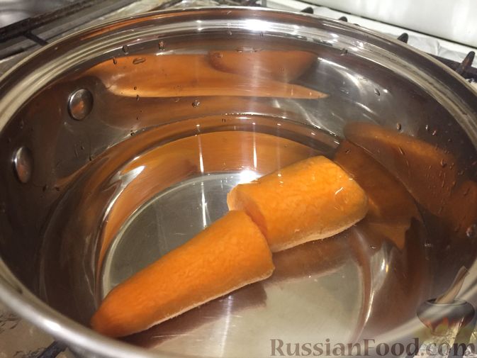Фото приготовления рецепта: Салат из топинамбура с морковью - шаг №3