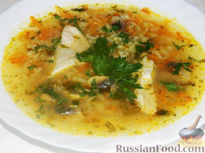 Рисовый суп рецепт с фото