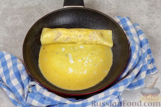 Фото приготовления рецепта: Фаршированные яйца с гречнево-грибной начинкой - шаг №11