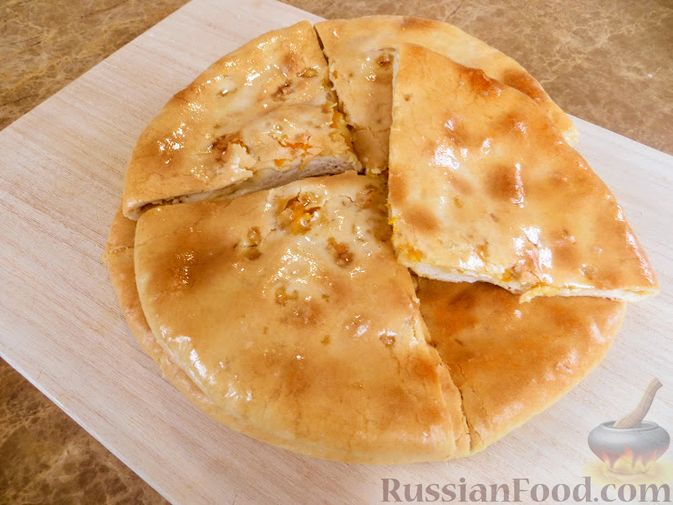 Пошаговый рецепт приготовления осетинского пирога с тыквой