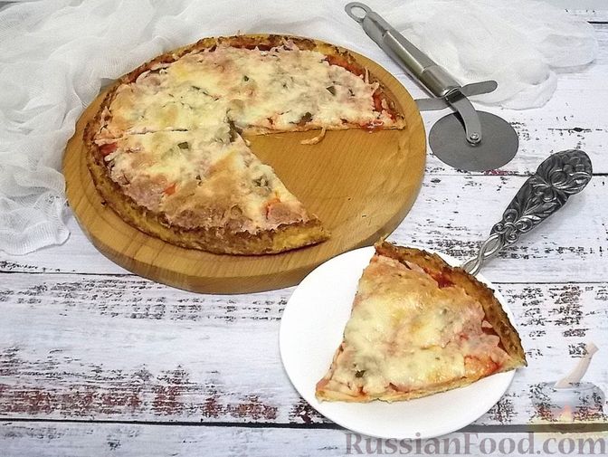 Фото приготовления рецепта: Пицца из цветной капусты - шаг №16