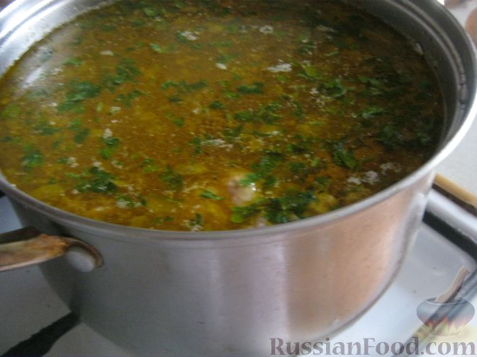 Фото приготовления рецепта: Суп из тушенки "20 минут" - шаг №10