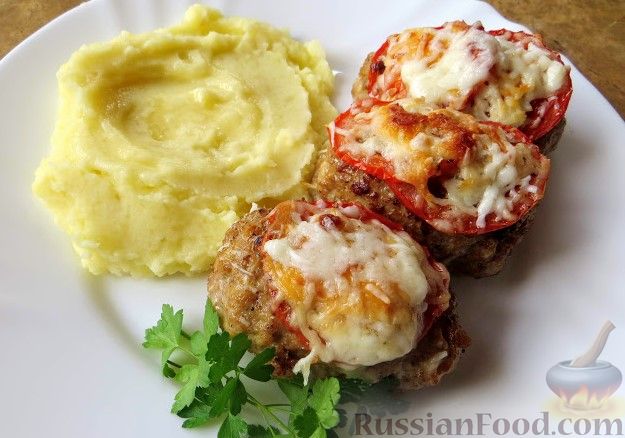 Свинина в духовке с помидорами и сыром — пошаговый рецепт с фото