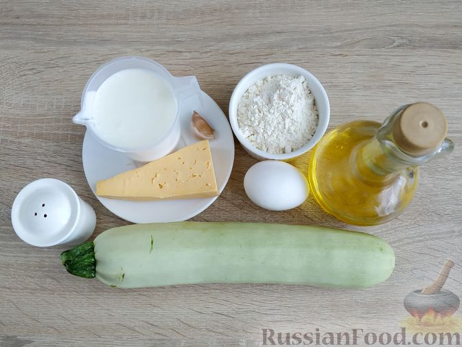 Фото приготовления рецепта: Жареные кабачки в сырно-йогуртовом кляре - шаг №1