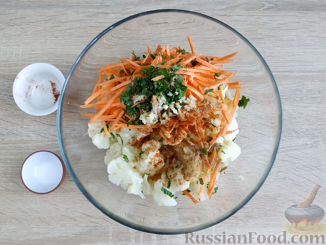 Фото приготовления рецепта: Маринованная цветная капуста с морковью, по-корейски - шаг №11