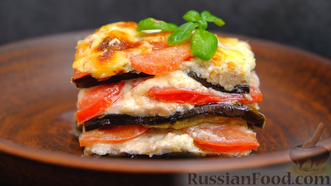 Запеканка из баклажанов с помидорами – кулинарный рецепт