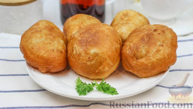 Татарские пирожки с мясом и картофелем
