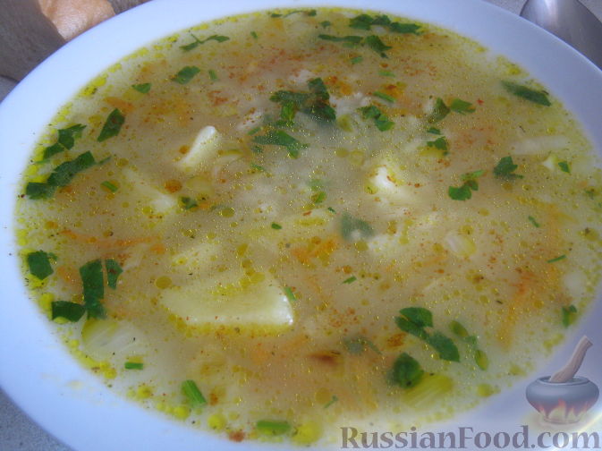 Рецепт быстрого супа без мяса