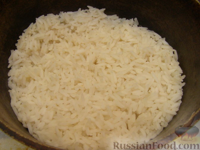 Фото приготовления рецепта: Рис с клюквой - шаг №6
