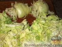 Фото приготовления рецепта: Молдавские вертуты с капустой, из лаваша - шаг №1