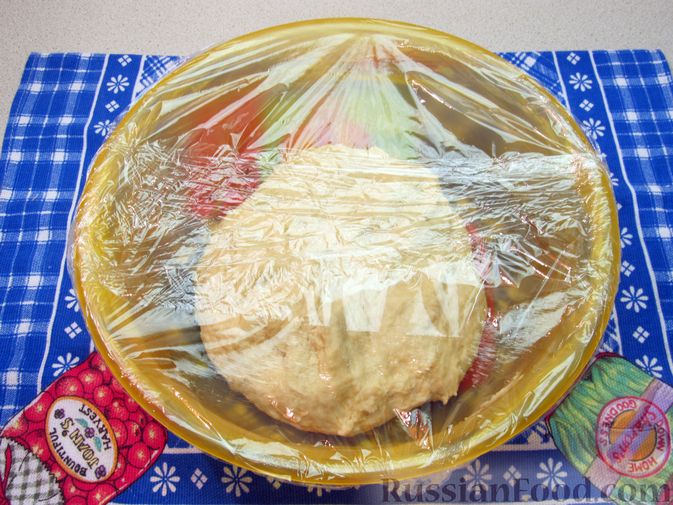 Фото приготовления рецепта: Сдобные булочки с заварным лимонным кремом - шаг №13