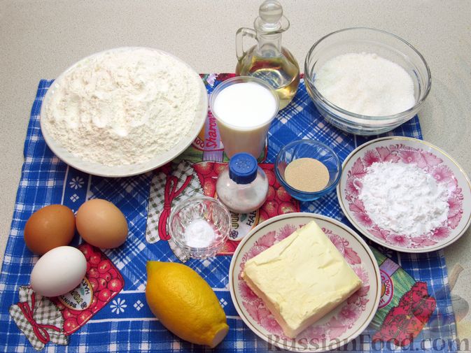 Фото приготовления рецепта: Сдобные булочки с заварным лимонным кремом - шаг №1