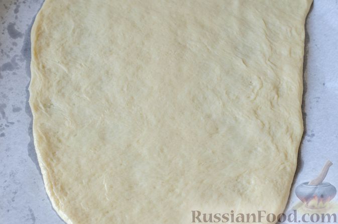 Фото приготовления рецепта: Дрожжевой пирог "Лимонник" - шаг №17